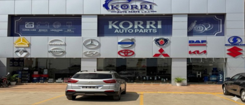 Fachada da Korri Auto Parts em Benfica